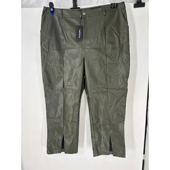 Pretty Little Thing Olive Pants (B29) - Picture 7 of 12